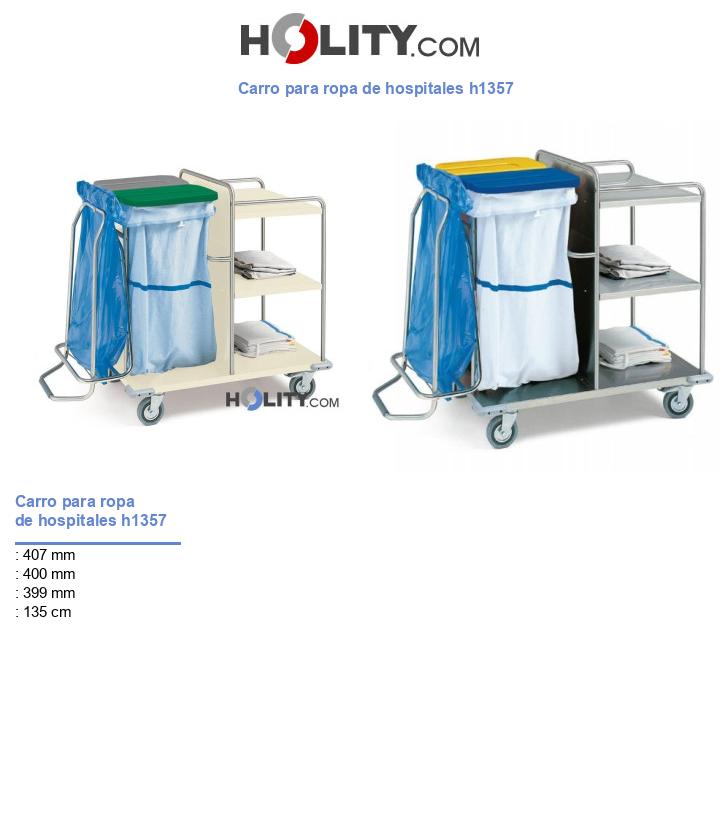 Carro para ropa de hospitales h1357