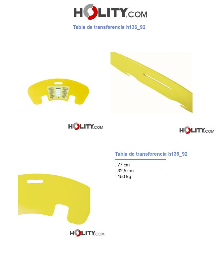 Tabla de transferencia h136_92