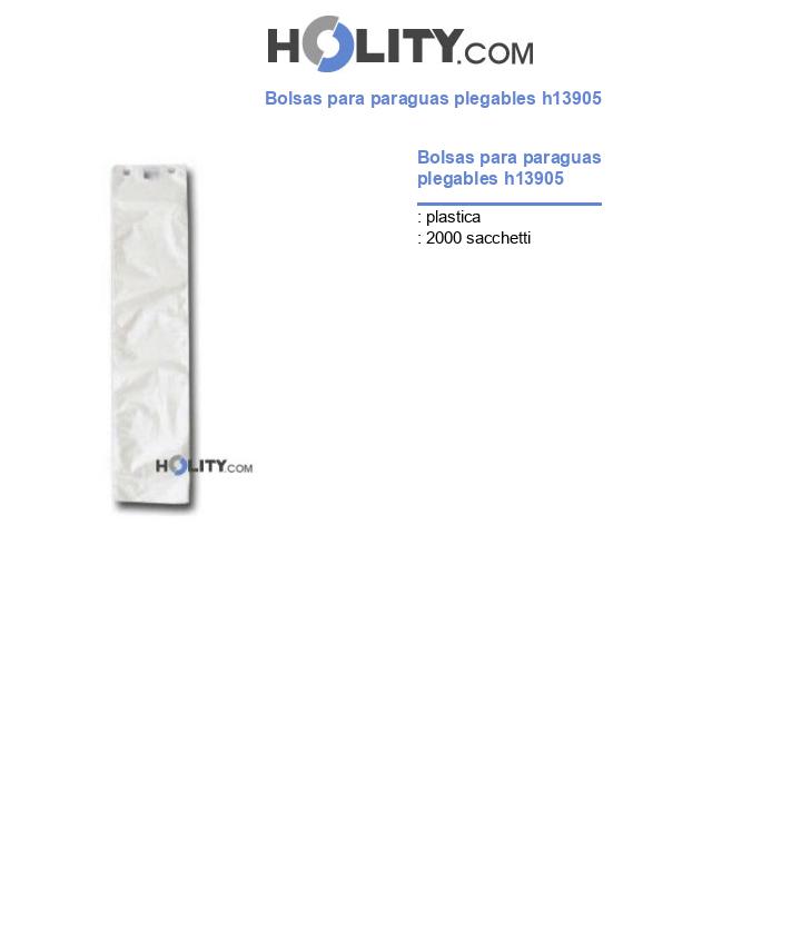 Bolsas para paraguas plegables h13905