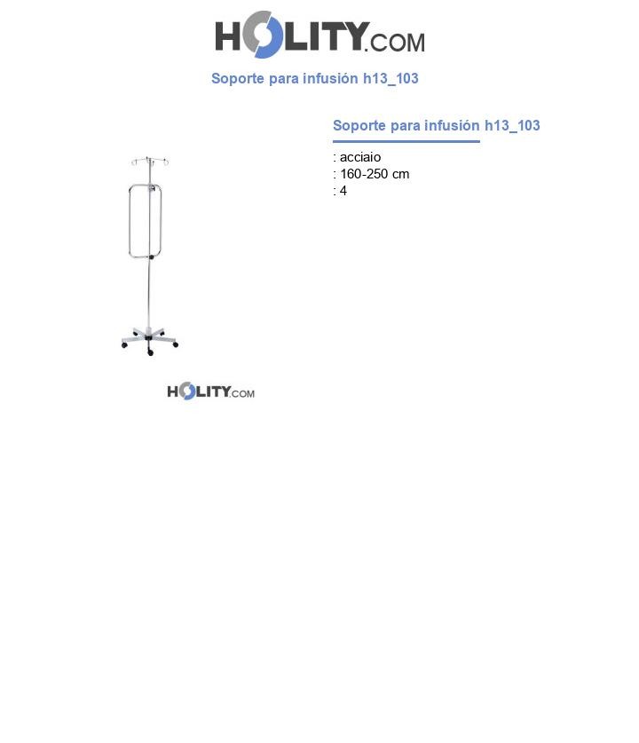 Soporte para infusión h13_103