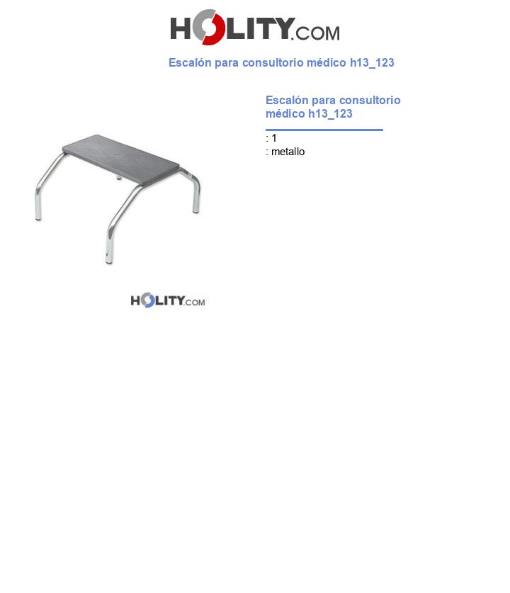 Escalón para consultorio médico h13_123