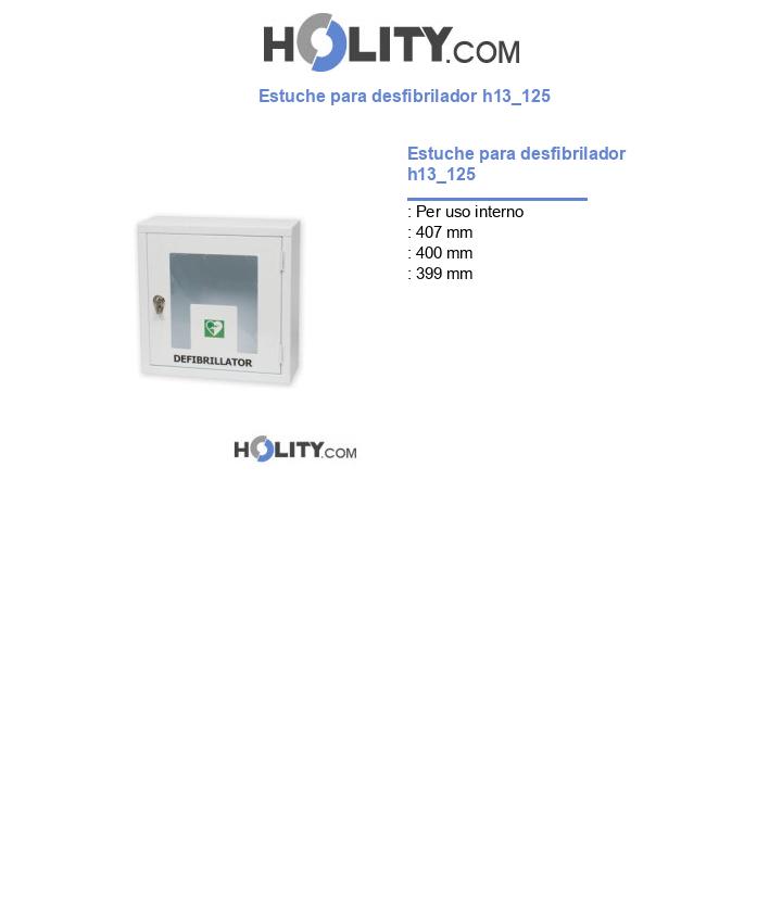 Estuche para desfibrilador h13_125