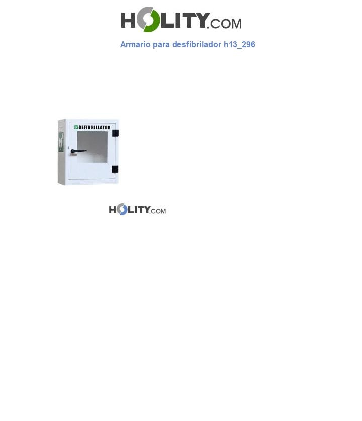 Armario para desfibrilador h13_296