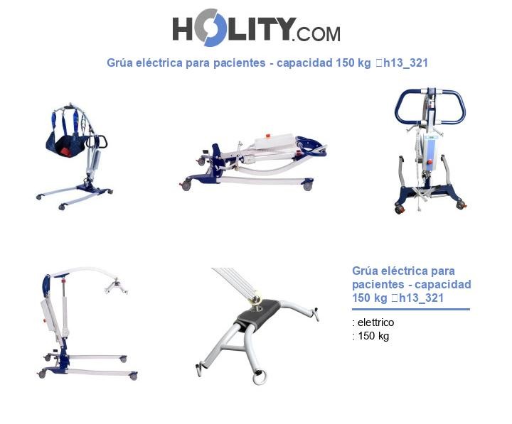 Grúa eléctrica para pacientes - capacidad 150 kg 	h13_321