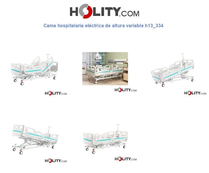 Cama hospitalaria eléctrica de altura variable h13_334