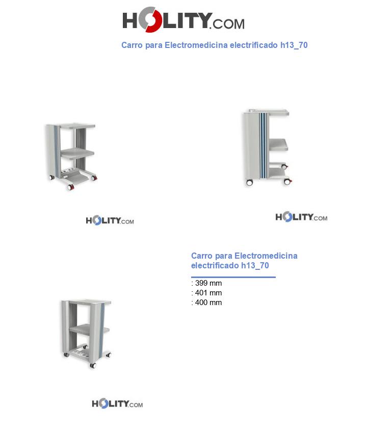 Carro para Electromedicina electrificado h13_70