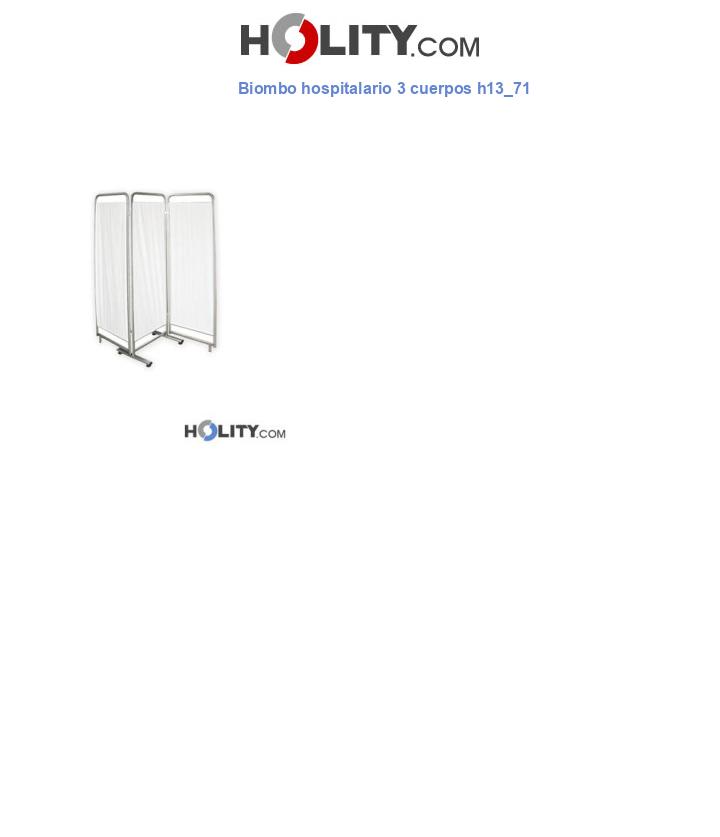 Biombo hospitalario 3 cuerpos h13_71