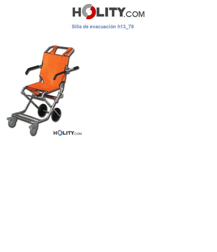 Silla de evacuación h13_78