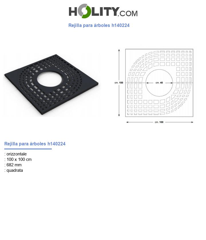 Rejilla para árboles h140224