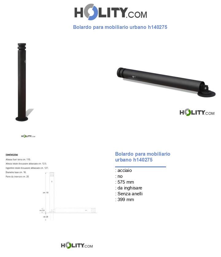 Bolardo para mobiliario urbano h140275
