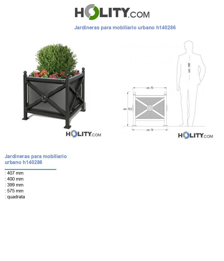 Jardineras para mobiliario urbano h140286