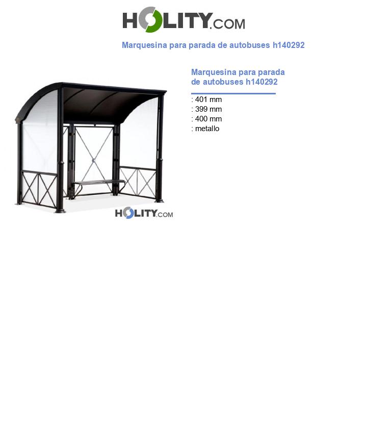 Marquesina para parada de autobuses h140292