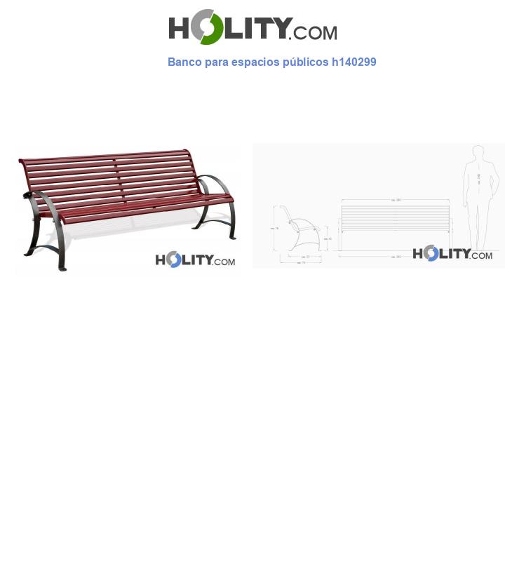 Banco para espacios públicos h140299