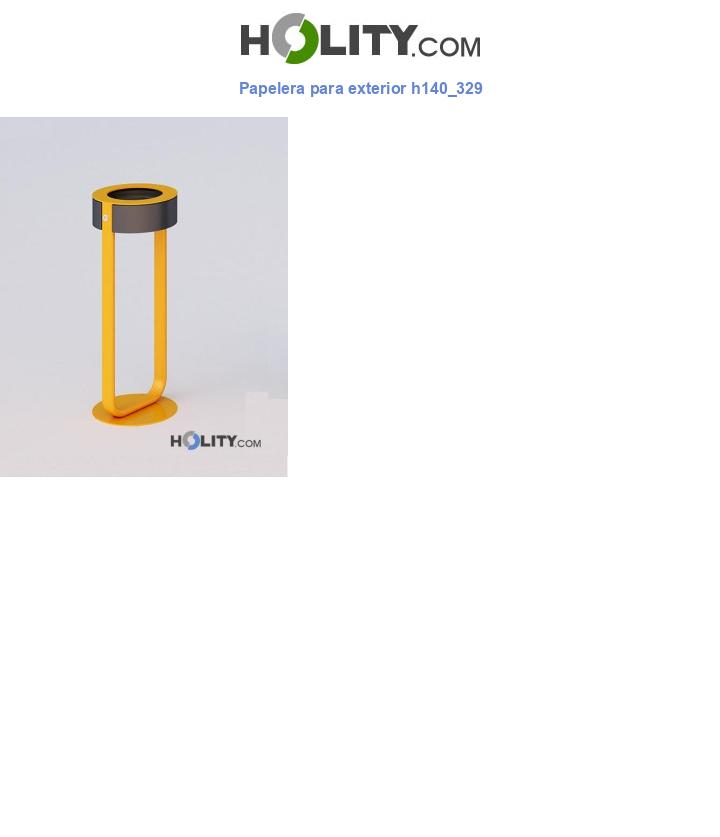 Papelera para exterior h140_329