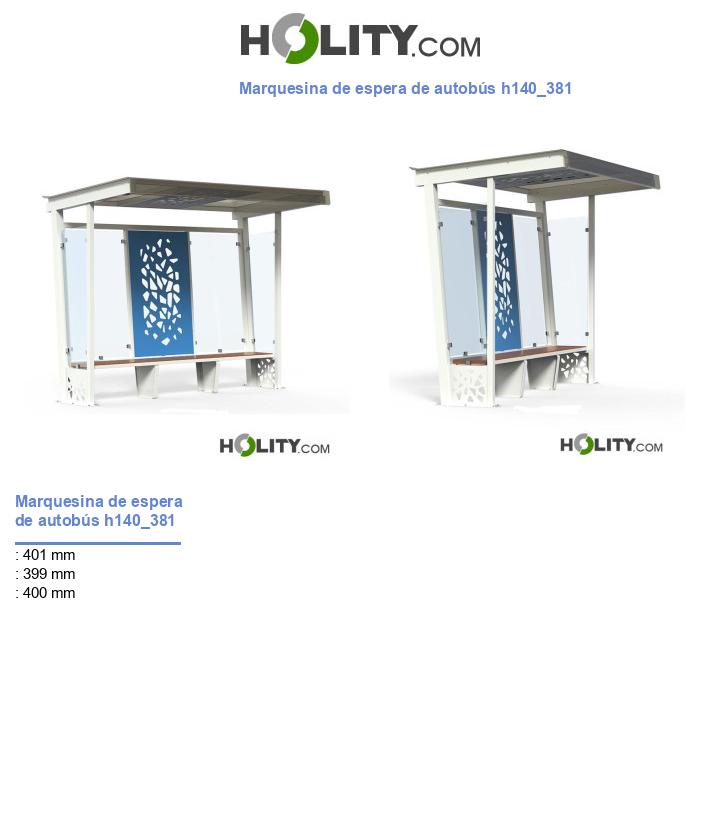 Marquesina de espera de autobús h140_381