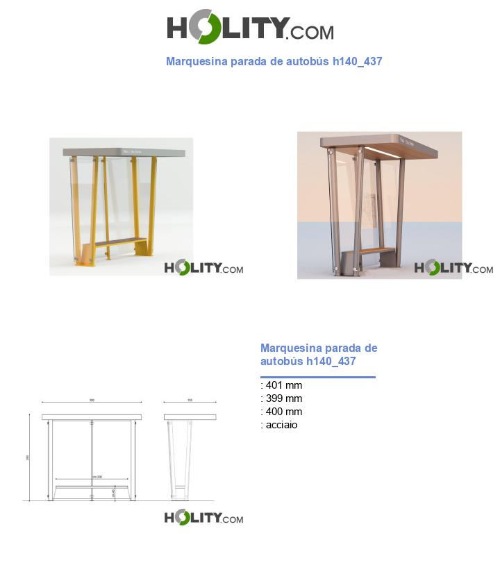 Marquesina parada de autobús h140_437