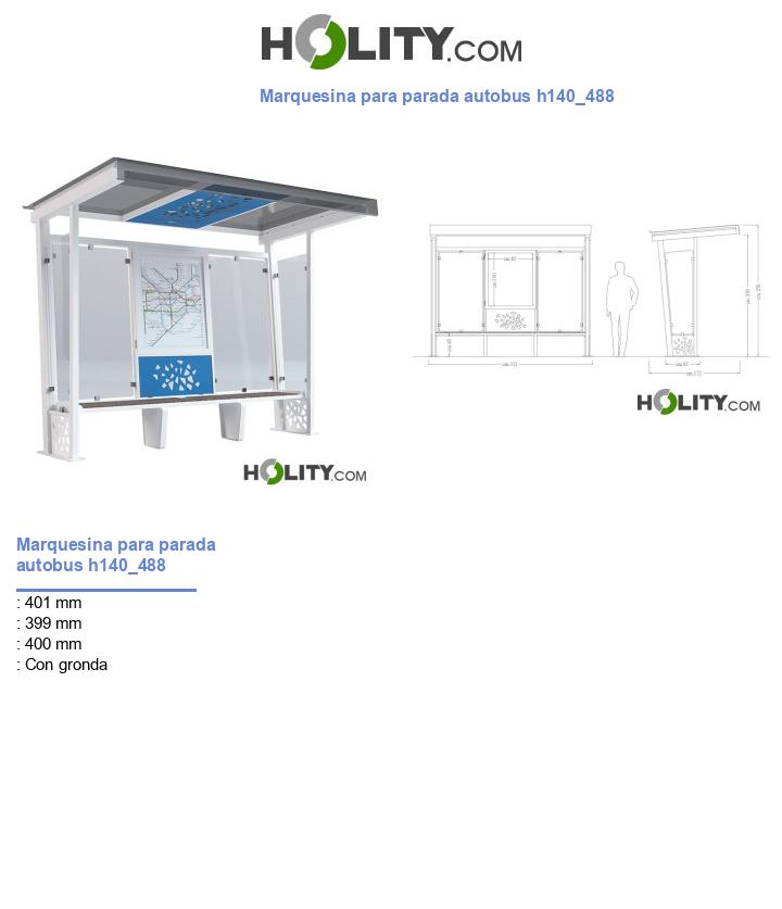 Marquesina para parada autobus h140_488