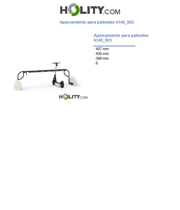 Aparcamiento para patinetes h140_503