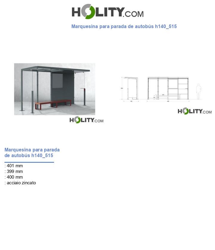 Marquesina para parada de autobús h140_515