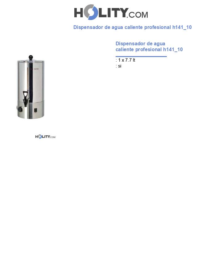 Dispensador de agua caliente profesional h141_10