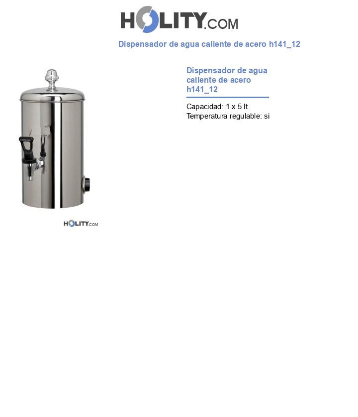 Dispensador de agua caliente de acero h141_12