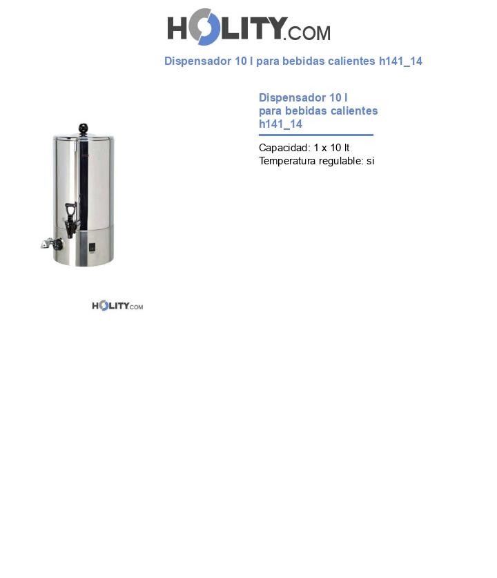 Dispensador 10 l para bebidas calientes h141_14