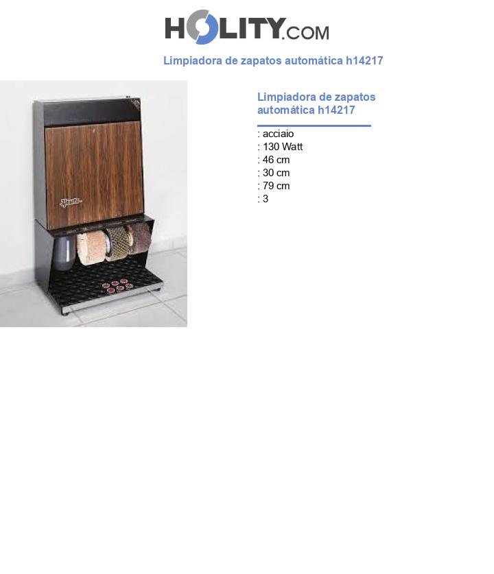 Limpiadora de zapatos automática h14217