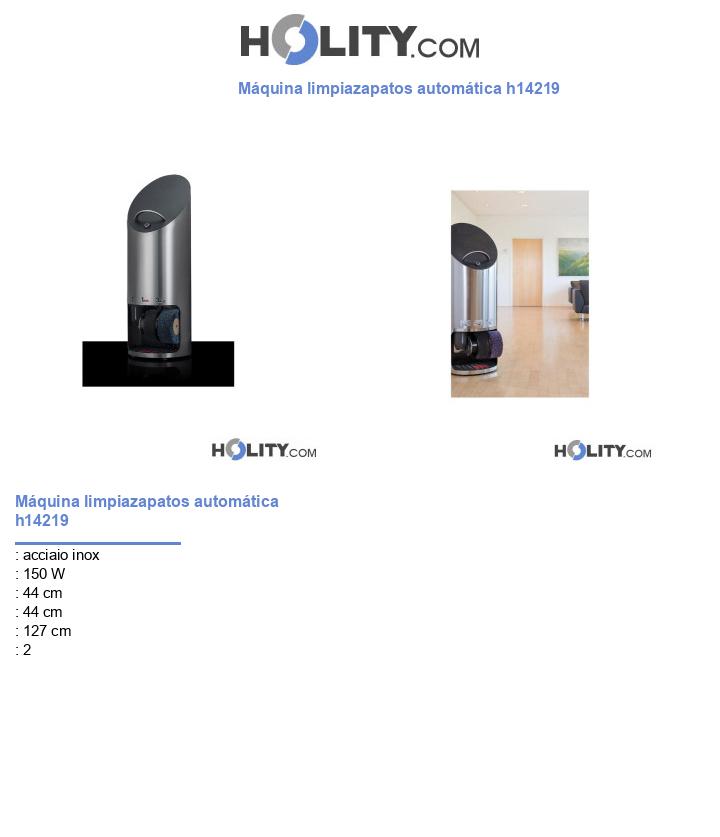 Máquina limpiazapatos automática h14219