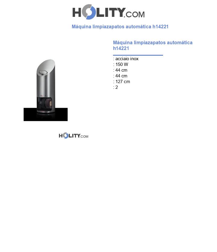 Máquina limpiazapatos automática h14221