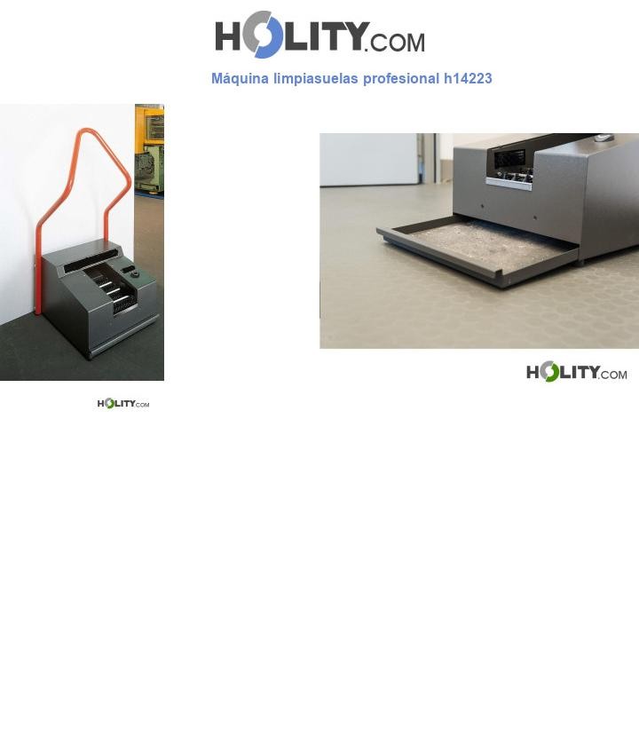 Máquina limpiasuelas profesional h14223