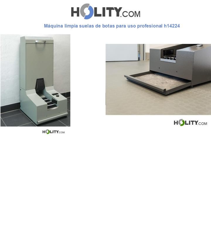 Máquina limpia suelas de botas para uso profesional h14224