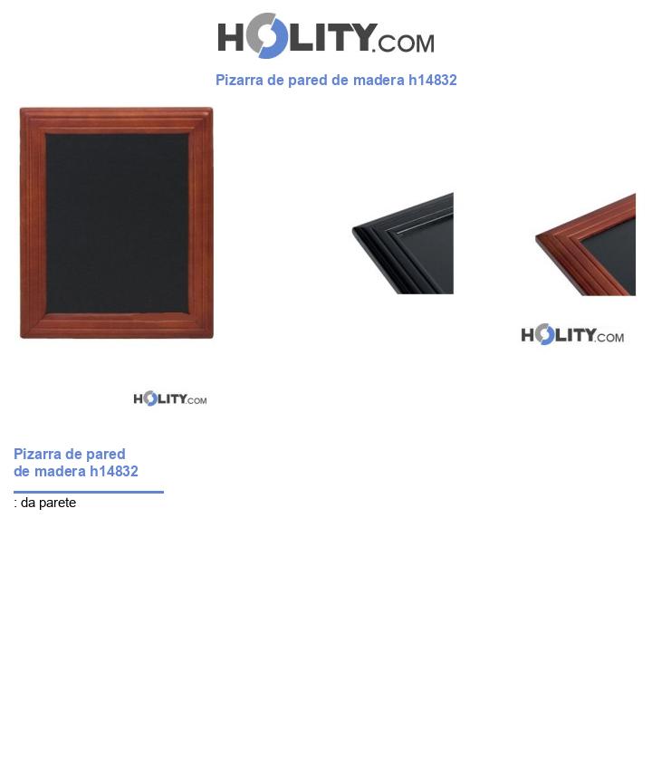 Pizarra de pared de madera h14832