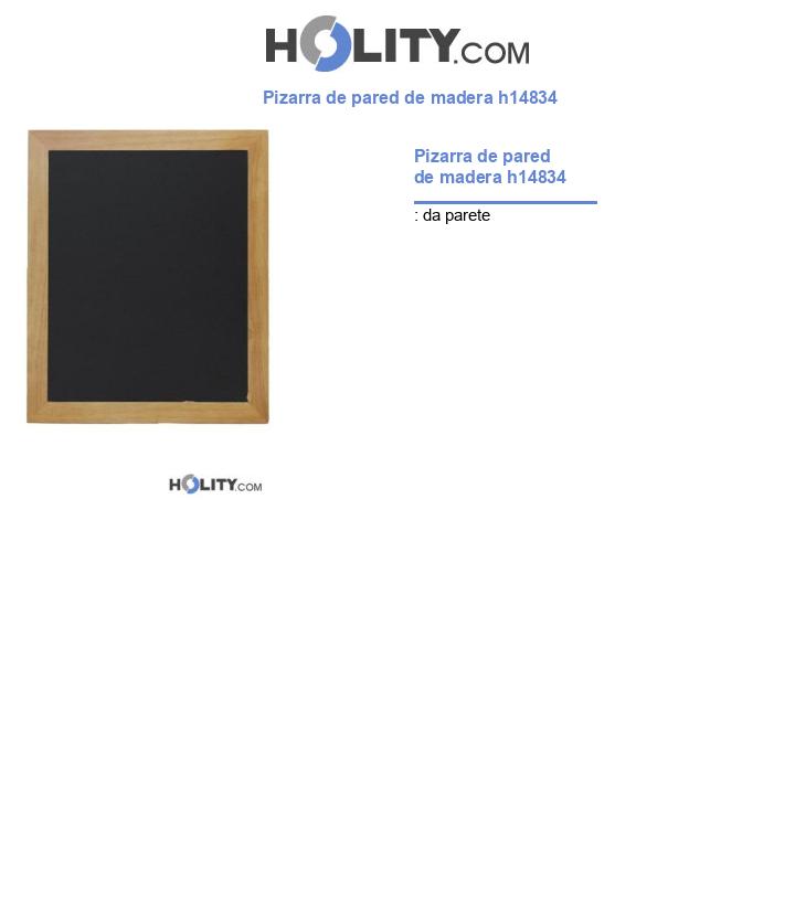 Pizarra de pared de madera h14834