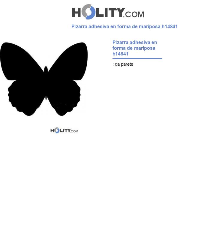 Pizarra adhesiva en forma de mariposa h14841
