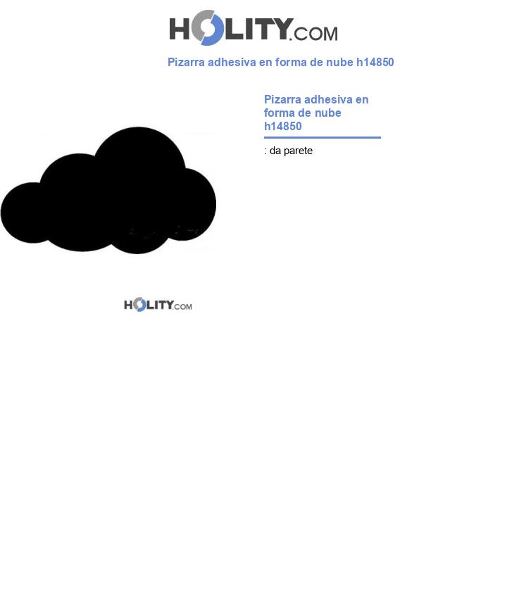 Pizarra adhesiva en forma de nube h14850