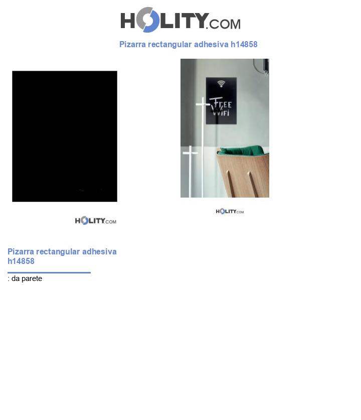 Pizarra rectangular adhesiva h14858