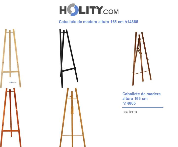 Caballete de madera altura 165 cm h14865