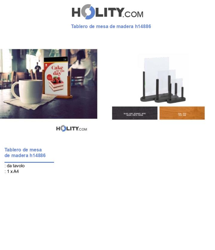 Tablero de mesa de madera h14886