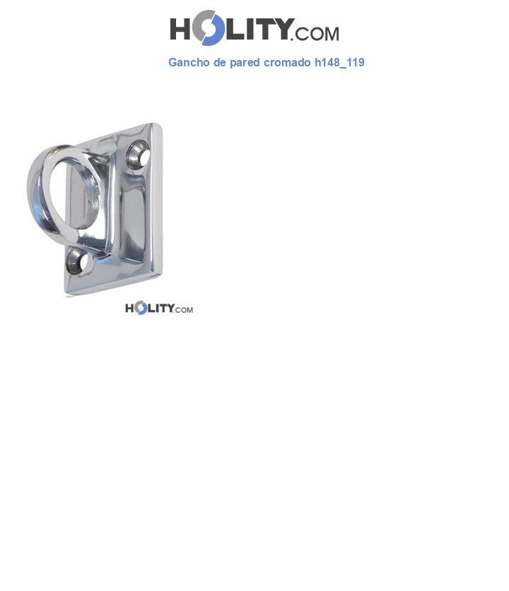 Gancho de pared cromado h148_119