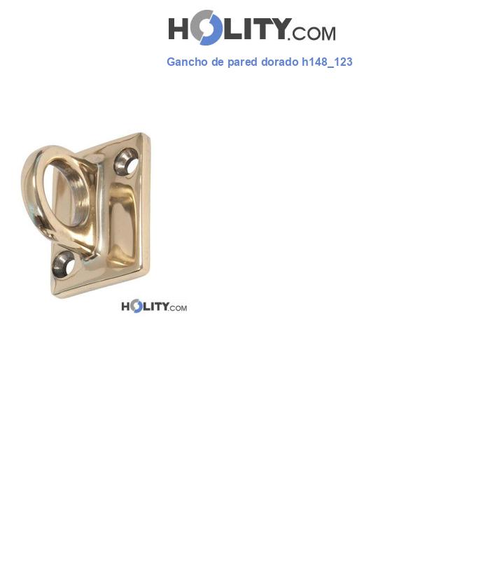 Gancho de pared dorado h148_123