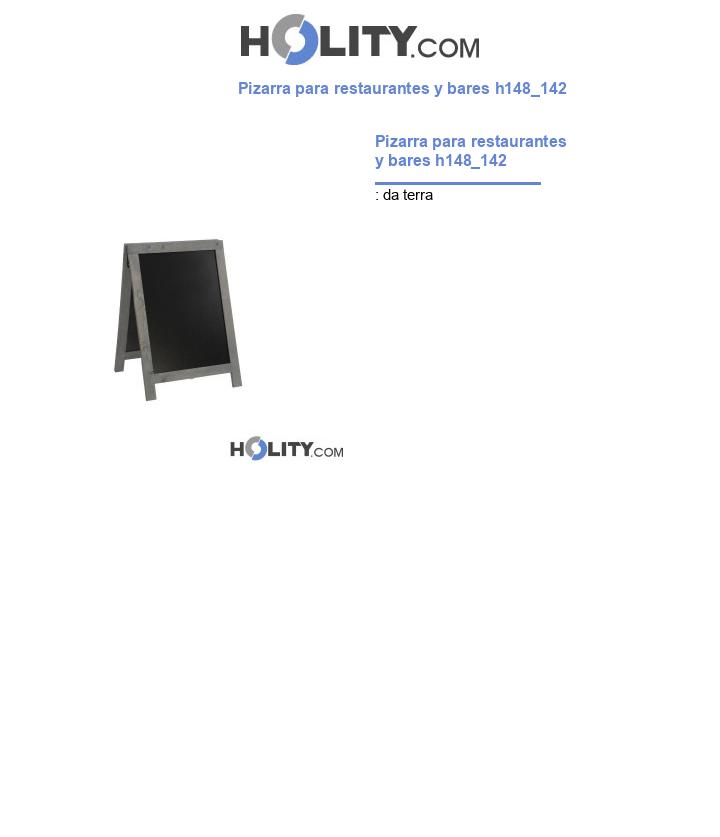 Pizarra para restaurantes y bares h148_142