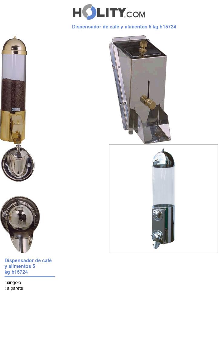 Dispensador de café y alimentos 5 kg h15724