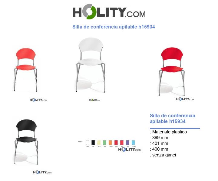 Silla de conferencia apilable h15934