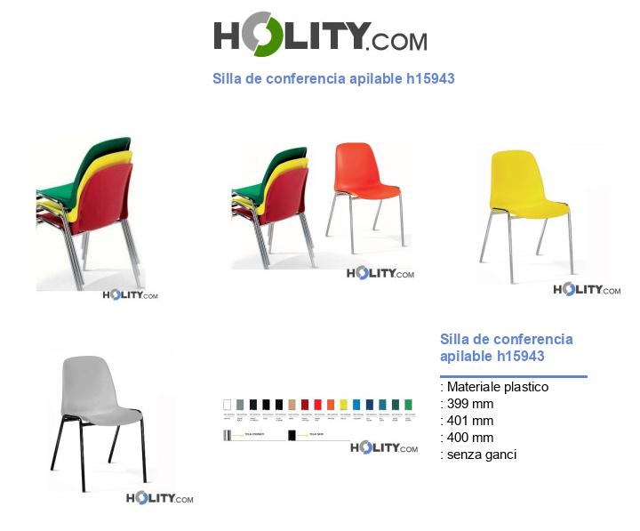 Silla de conferencia apilable h15943