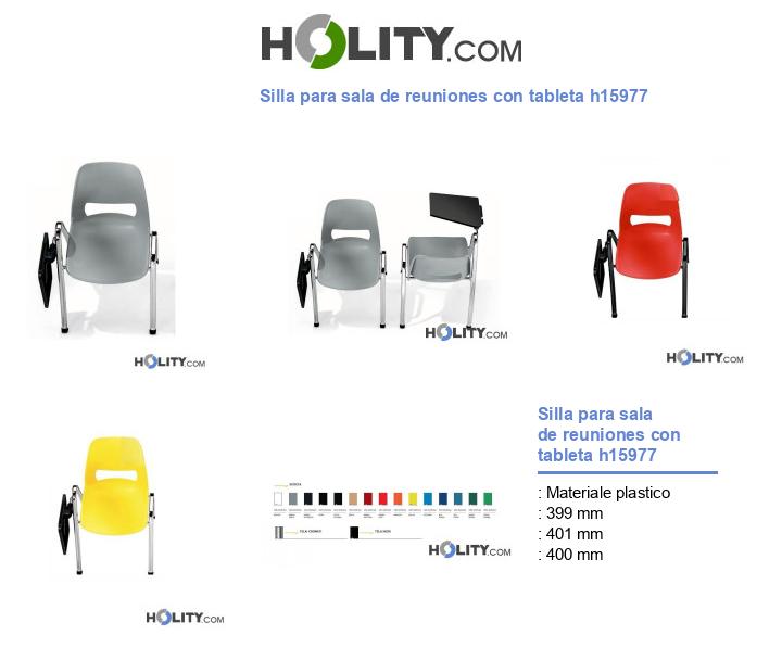 Silla para sala de reuniones con tableta h15977