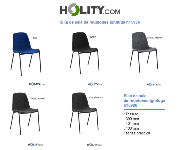 Silla de sala de reuniones ignífuga h15986