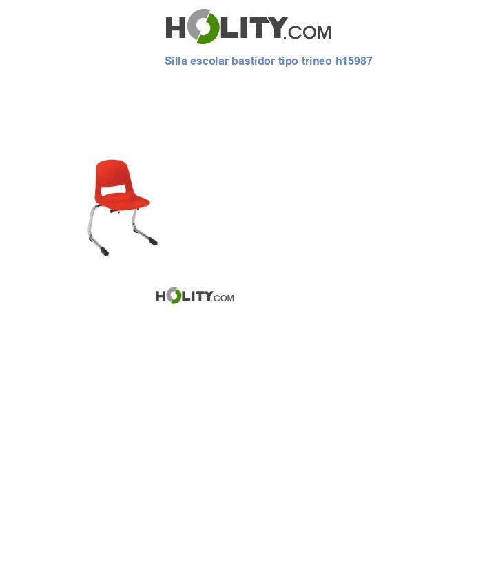 Silla escolar bastidor tipo trineo h15987