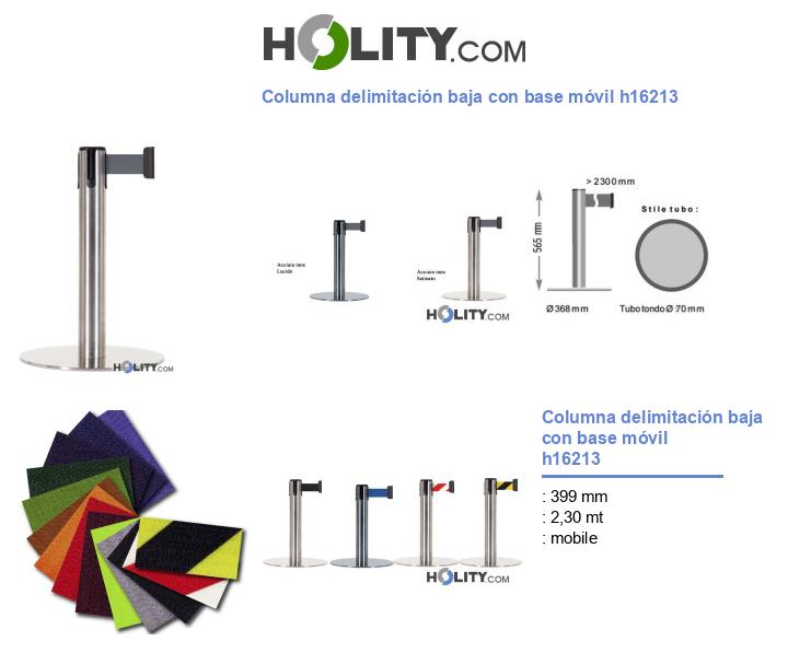 Columna delimitación baja con base móvil h16213