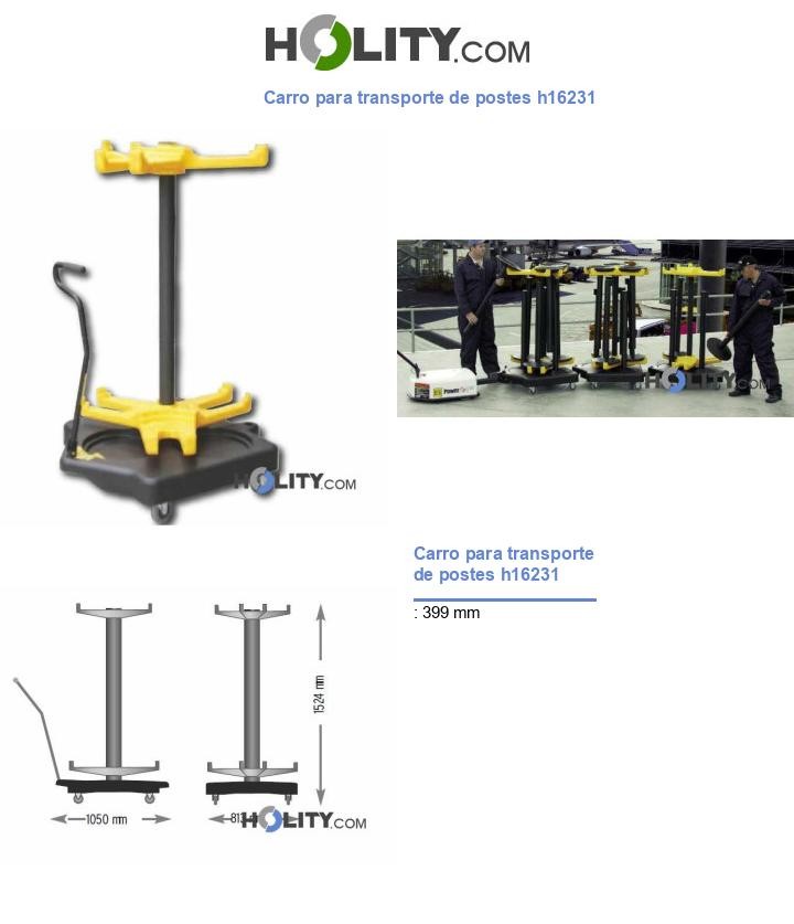Carro para transporte de postes h16231