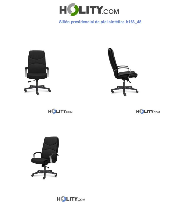 Sillón presidencial de piel sintética h163_48